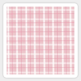 Pink Check Sticker